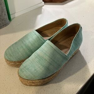 Naturalizer Mint Green Espadrille Flats